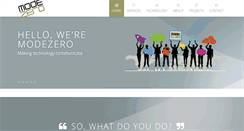 Desktop Screenshot of modezero.net