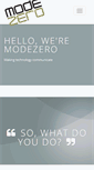 Mobile Screenshot of modezero.net